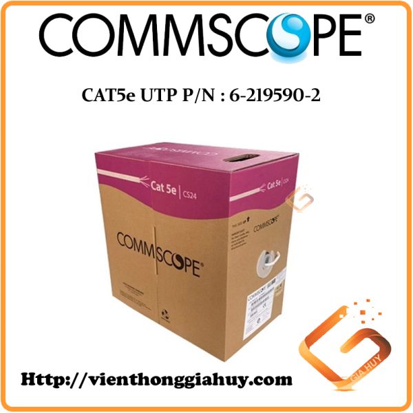 CÁP MẠNG CAT5E 6-219590-2 COMMSCOPE AMP UTP MÃ 6-219590-2