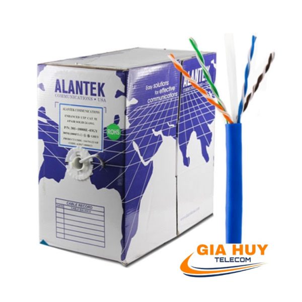 Cáp mạng LAN Alantek USA Cat6 UTP - P/N 301-6008LG-03BU