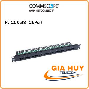 Thanh đấu nối patch panel Cat5, Cat6 đã bao gồm thanh và 24 nhân chính hãng Ancomteck