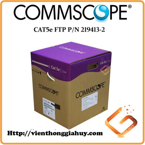 Cáp mạng Cat5e FTP 219413-2 COMMSCOPE chống nhiễu.