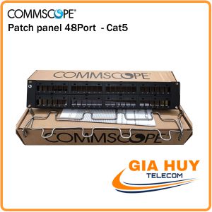 Thanh đấu nối patch panel Cat5, Cat6 đã bao gồm thanh và 24 nhân chính hãng Ancomteck