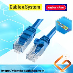 DÂY NHẢY PATCH CORD CAT6 UTP 0.5M lõi đồng 100%, dây đúc máy ANCOM-LAN-6005-8323-11