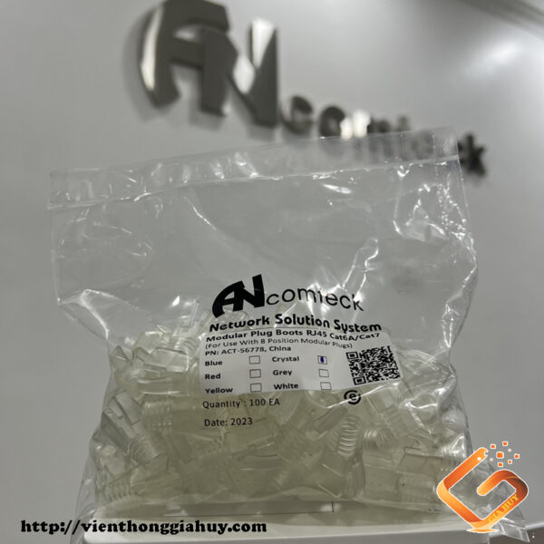 Chụp mạng cho cáp mạng lõi to CAT6A. CAT7. CAT8 CRYTAL ACT-BC678-P100