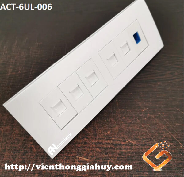 Ổ cắm mạng 6 cổng ACT-6UL-006