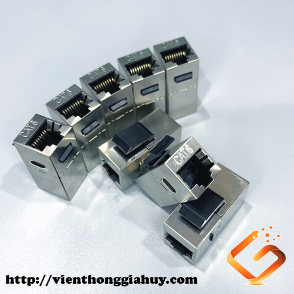 Nhân đấu nối RJ45-RJ45 CAT6 STP Shielded có chống nhiễu (10/100) Ancomteck, ACT-6S-88