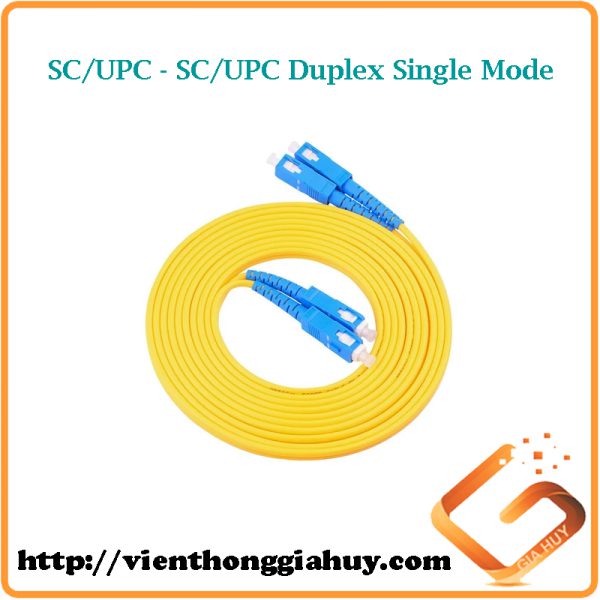 Dây nhảy quang SM SC-SC Duplex  3m, 5m, 10m, 50m AnRack