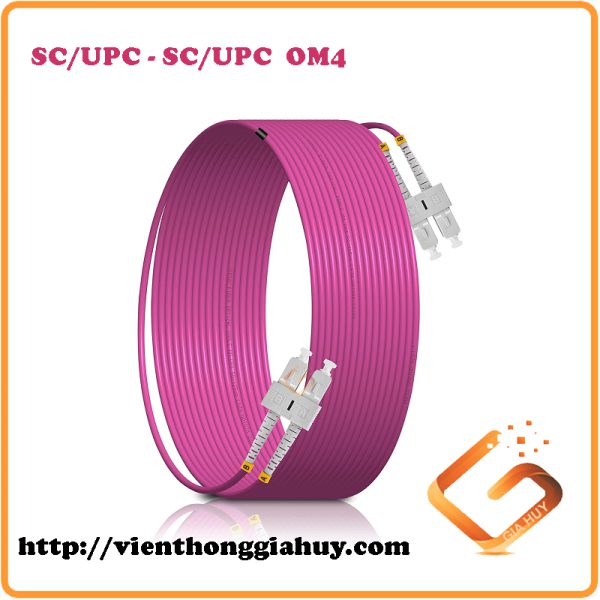 Dây nhảy quang OM4 SC/UPC- SC/UPC 10m Multimode Duplex, AR-SS-OM4-U5D