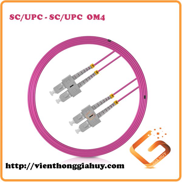 Dây nhảy quang OM4 3m SC SC Multimode  Duplex, AR-SS-OM4-U3D