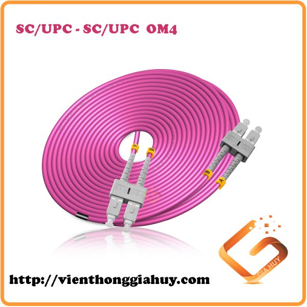 Dây nhảy quang OM4 5.0m SC SC Multimode  Duplex, AR-SS-OM4-U5D