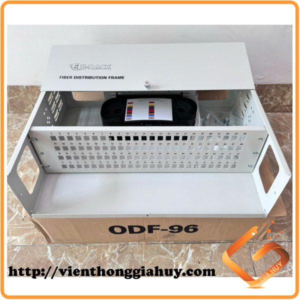 ODF 96 FO indoor đầy đủ phụ kiện chuẩn SC/UPC (nắp mở), mã AR-9619SUIN