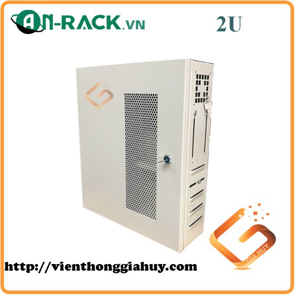 Tủ mạng 2U Sâu D370 Cho Đầu Ghi Camera AnRack AR-238XF TREO TƯỜNG