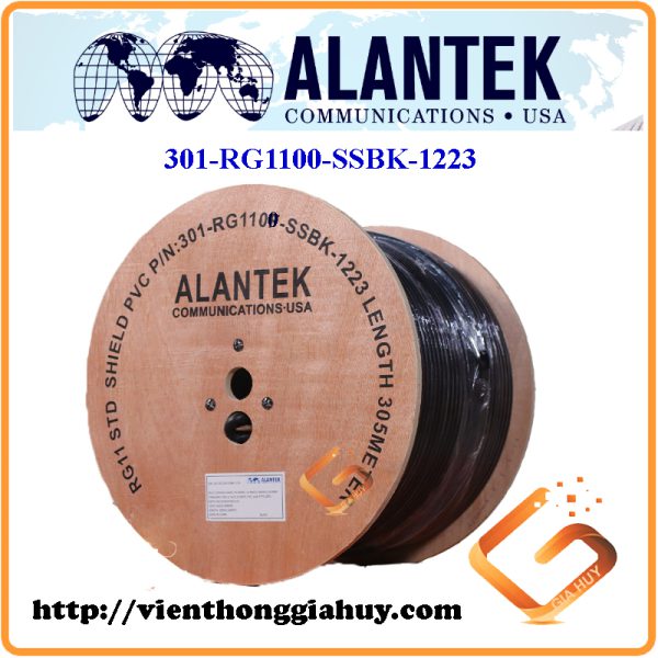 Cáp đồng trục RG11 ALANTEK 301-RG1100-SSBK-1223