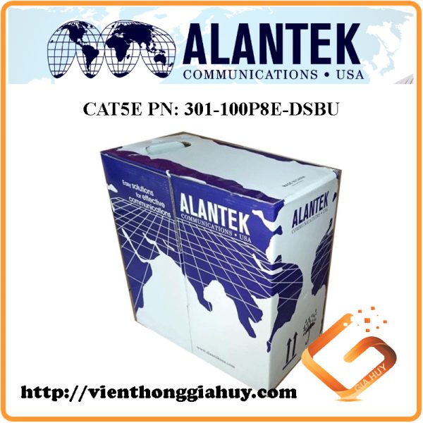 Cáp Alantek Cat5e UTP 301-100P8E-DSBU lõi mềm cho thang máy 