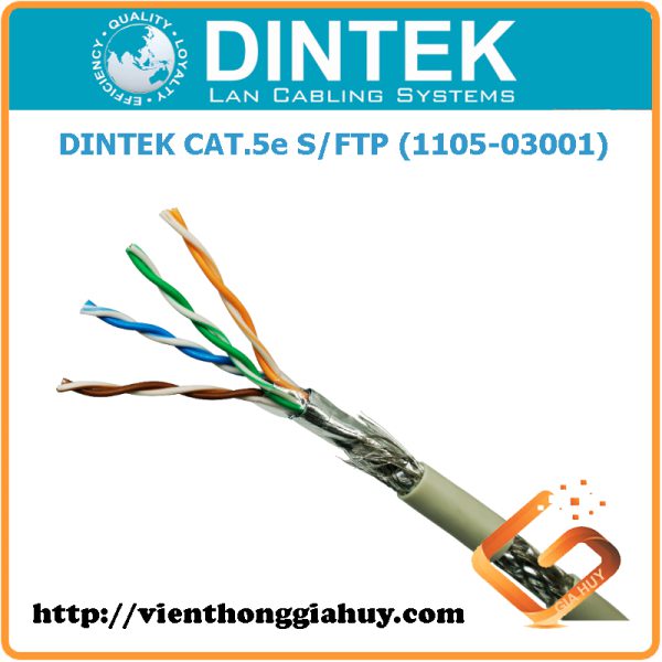 Cáp mạng DINTEK CAT.5e S/FTP (1105-03001)