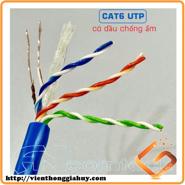 CÁP MẠNG UTP CAT6 ĐỒNG DẦU ANCOMTECK ACT-6LOML-305BL