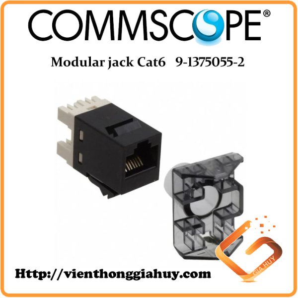 Nhân mạng Modular jack Commscope/AMP cat6 UTP (9-1375055-2)