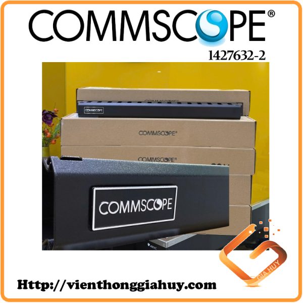 Thanh quản lý cáp ngang Commscope 1427632-2 chuẩn 19" dùng cho tủ rack