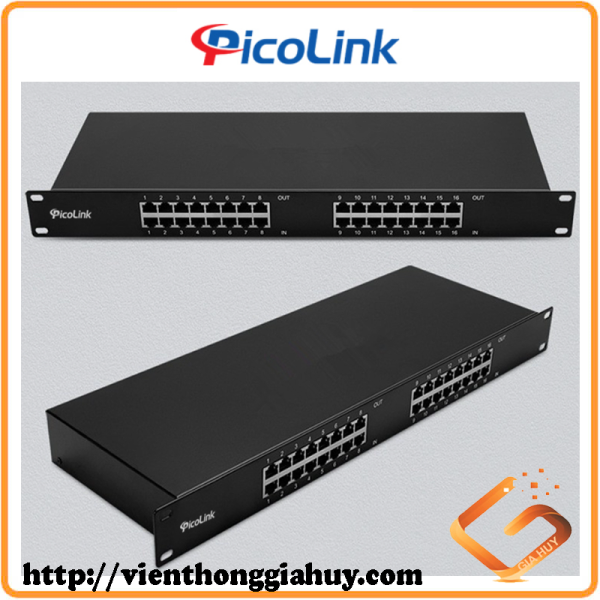 Thiết bị chống sét mạng lan 16 Port, PL-16P-1000POE