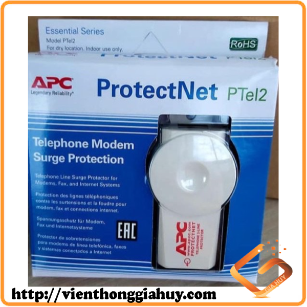 Thiết bị chống sét cho đường thoại, modem, máy fax Module APC PTEL2 Chính hãng