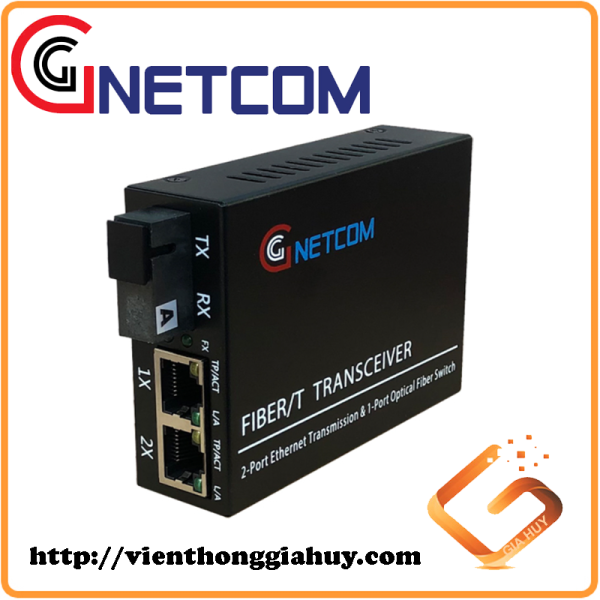 Converter quang Gnetcom 2 Cổng Ethernet 10/100/1000M I PN: GNC-2112S-20A