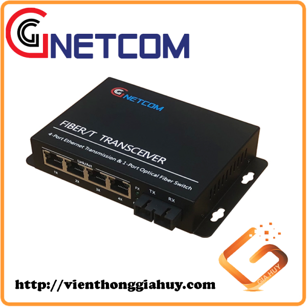 Switch POE GNC-6104GE-20 (4 POE + 1 fiber SC duplex) 10/100/1000Mbps