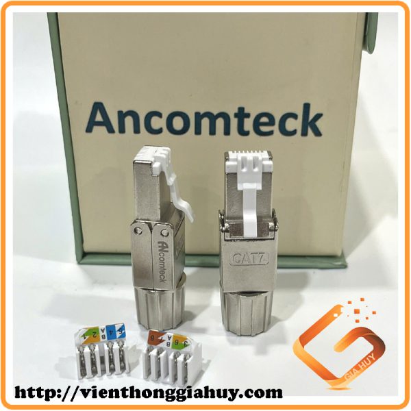 Đầu Nối Nhanh, Hạt bấm công nghiệp CAT7 không dùng TOOL Ancomteck ACT-S7-UK