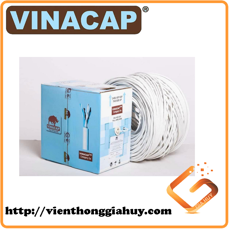 Dây cáp mạng VINACAP Cat5e UTP 4 đôi