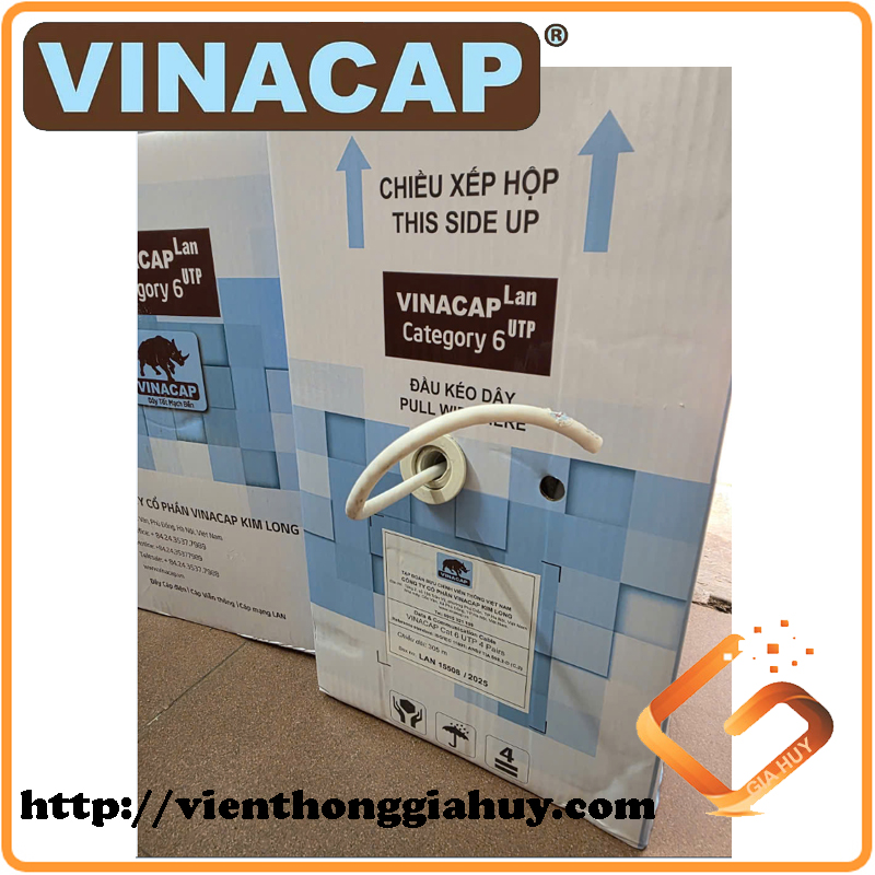 Dây cáp mạng Lan Vinacap Cat6 UTP - Ảnh 4