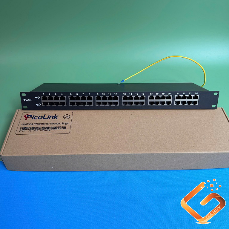 Thiết bị chống sét mạng lan 24 Port Picolink PL-24P-1000POE - Ảnh 5